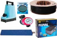 Aquarium & Pond Supplies Including Koi Fish