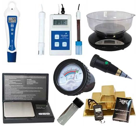 Measuring Devices, ph testers, ec, ppm, meters